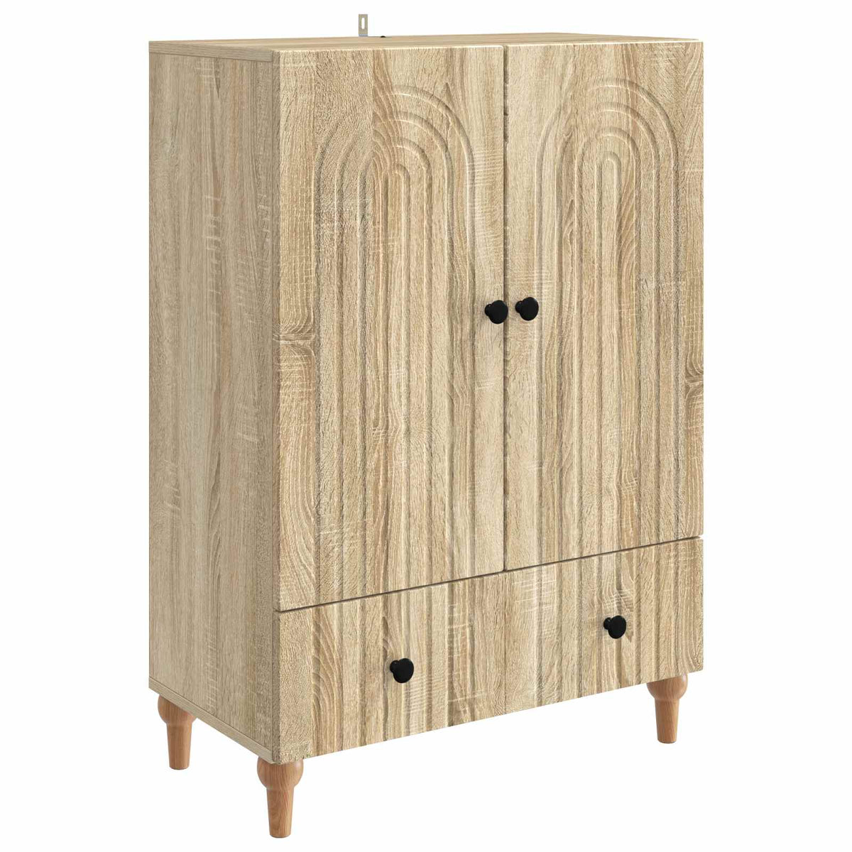 Sideboard Sonoma-eg 66 x 34,5 x 95 cm Konstrueret træ