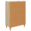 Sideboard Sonoma-eg 66 x 34,5 x 95 cm Konstrueret træ