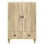 Sideboard Sonoma-eg 66 x 34,5 x 95 cm Konstrueret træ