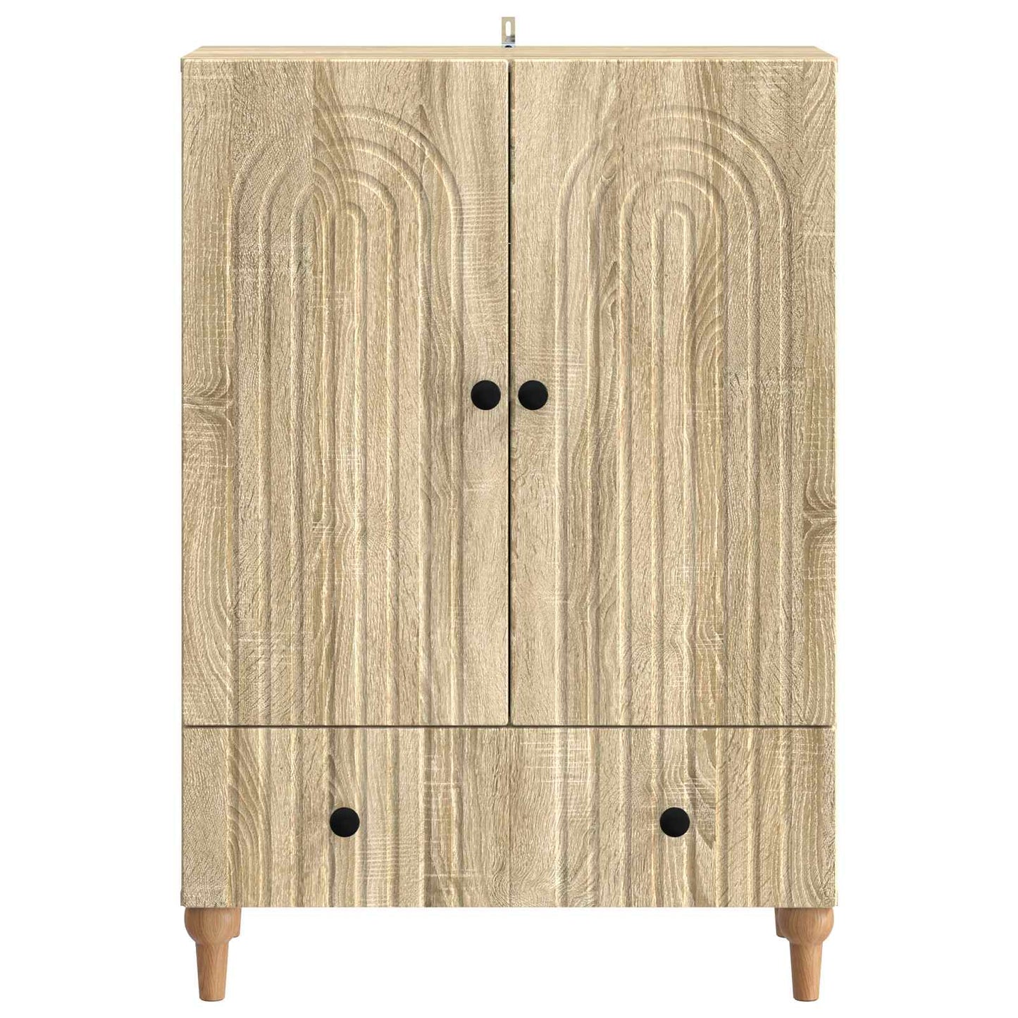Sideboard Sonoma-eg 66 x 34,5 x 95 cm Konstrueret træ