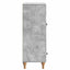 Sideboard Betongrå 66 x 34,5 x 95 cm Konstrueret træ