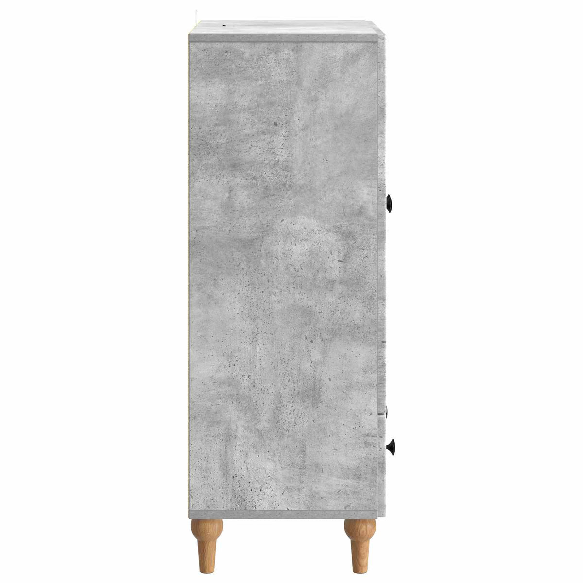 Sideboard Betongrå 66 x 34,5 x 95 cm Konstrueret træ