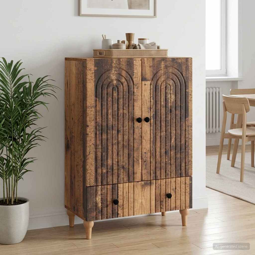Sideboard Gammelt træ 66 x 34,5 x 95 cm Konstrueret træ