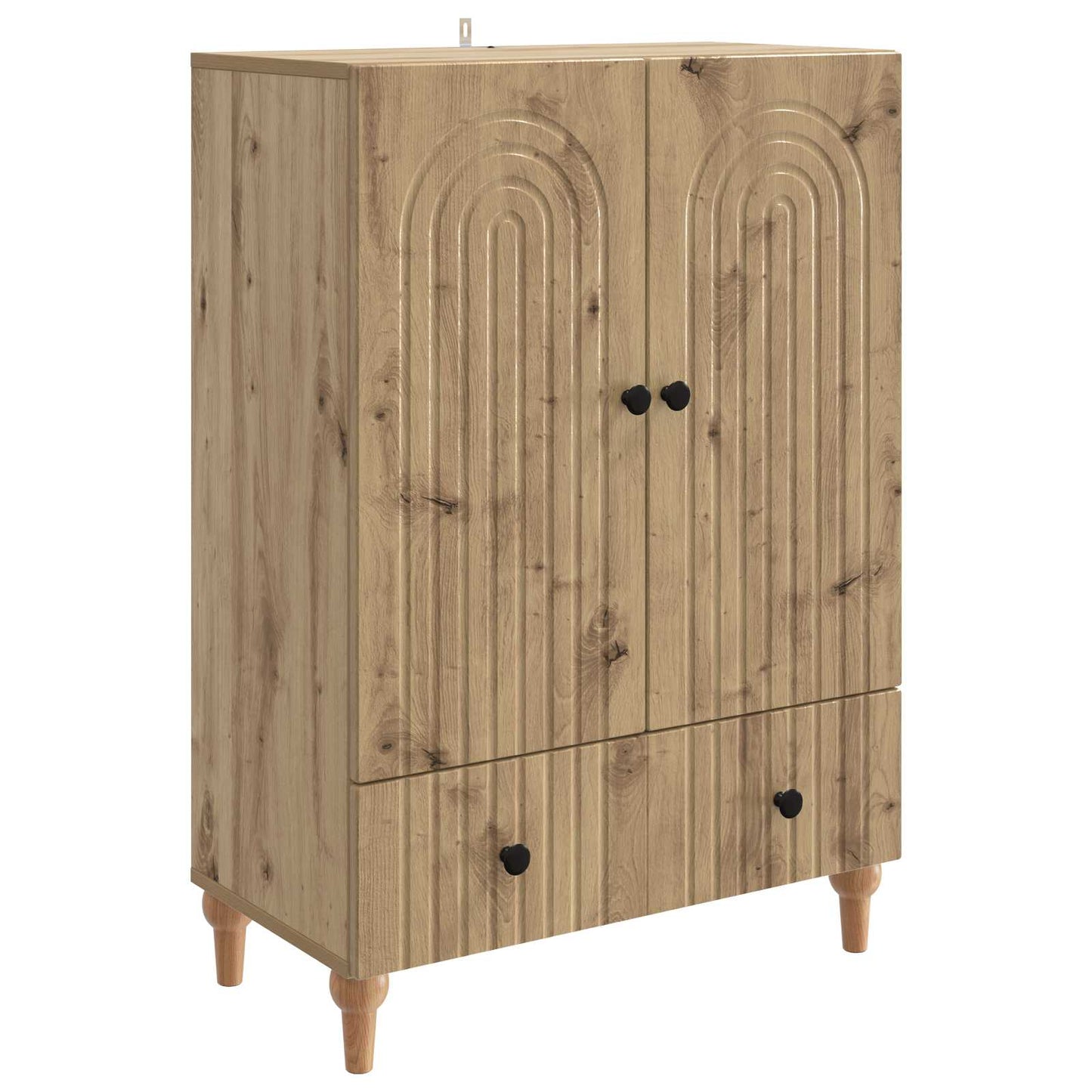 Sideboard Artisan-eg 66 x 34,5 x 95 cm Konstrueret træ