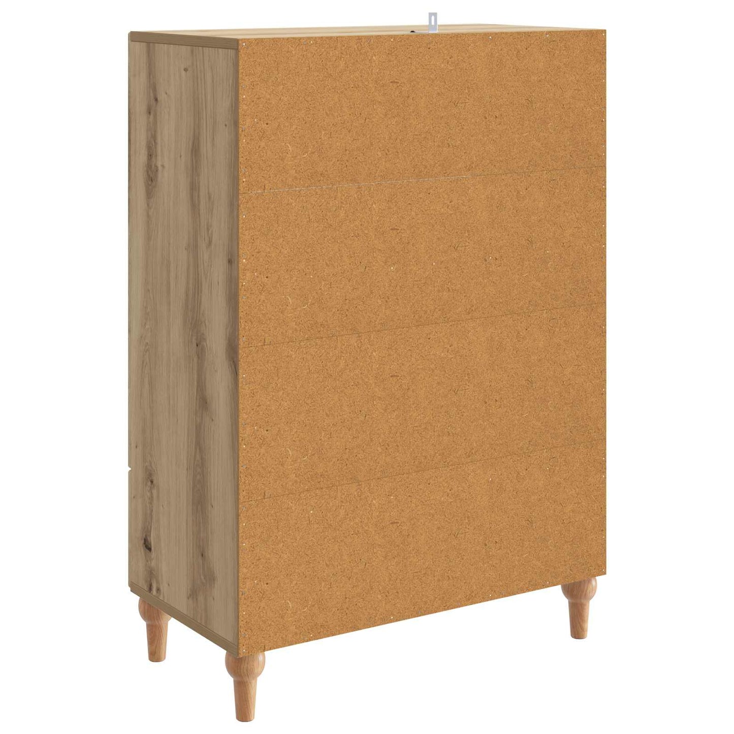 Sideboard Artisan-eg 66 x 34,5 x 95 cm Konstrueret træ