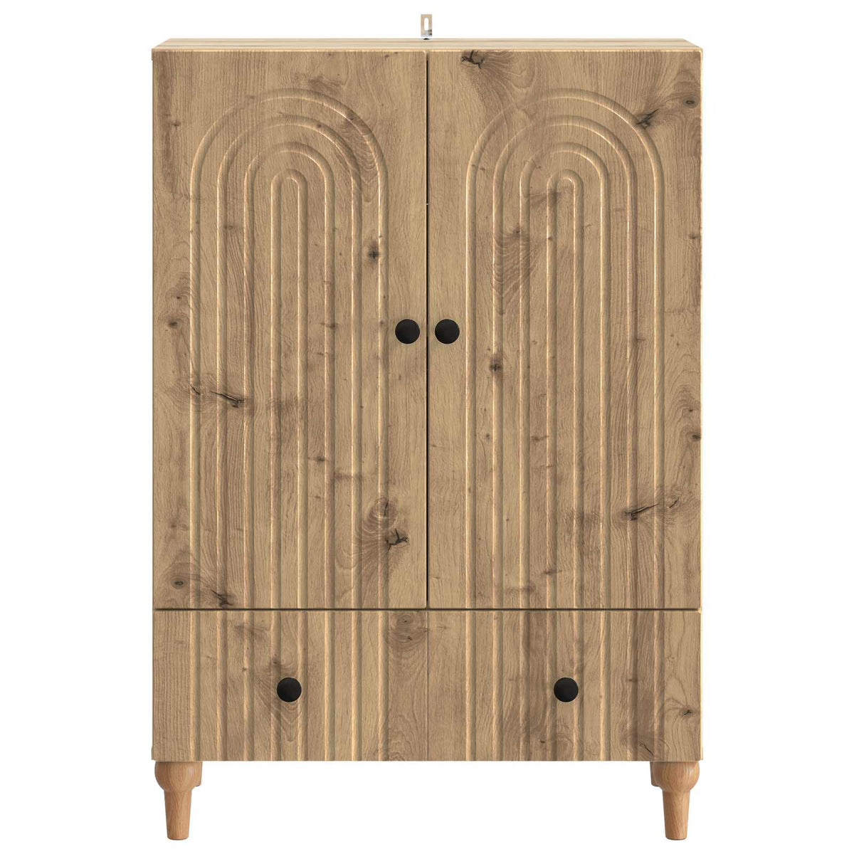 Sideboard Artisan-eg 66 x 34,5 x 95 cm Konstrueret træ