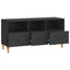 TV-skab 102 x 34,5 x 50 cm Sort Konstrueret træ