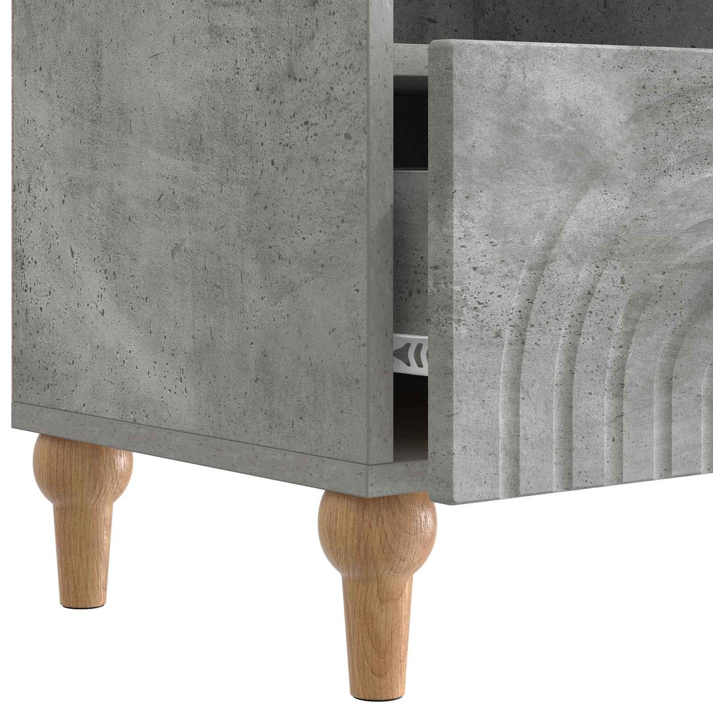 TV-skab 102 x 34,5 x 50 cm BetonGrå Konstrueret træ