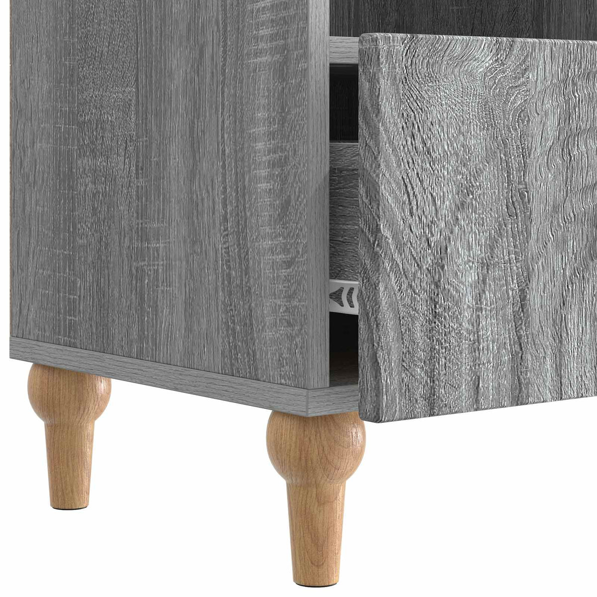 TV-skab 102 x 34,5 x 50 cm Grå Sonoma Konstrueret træ