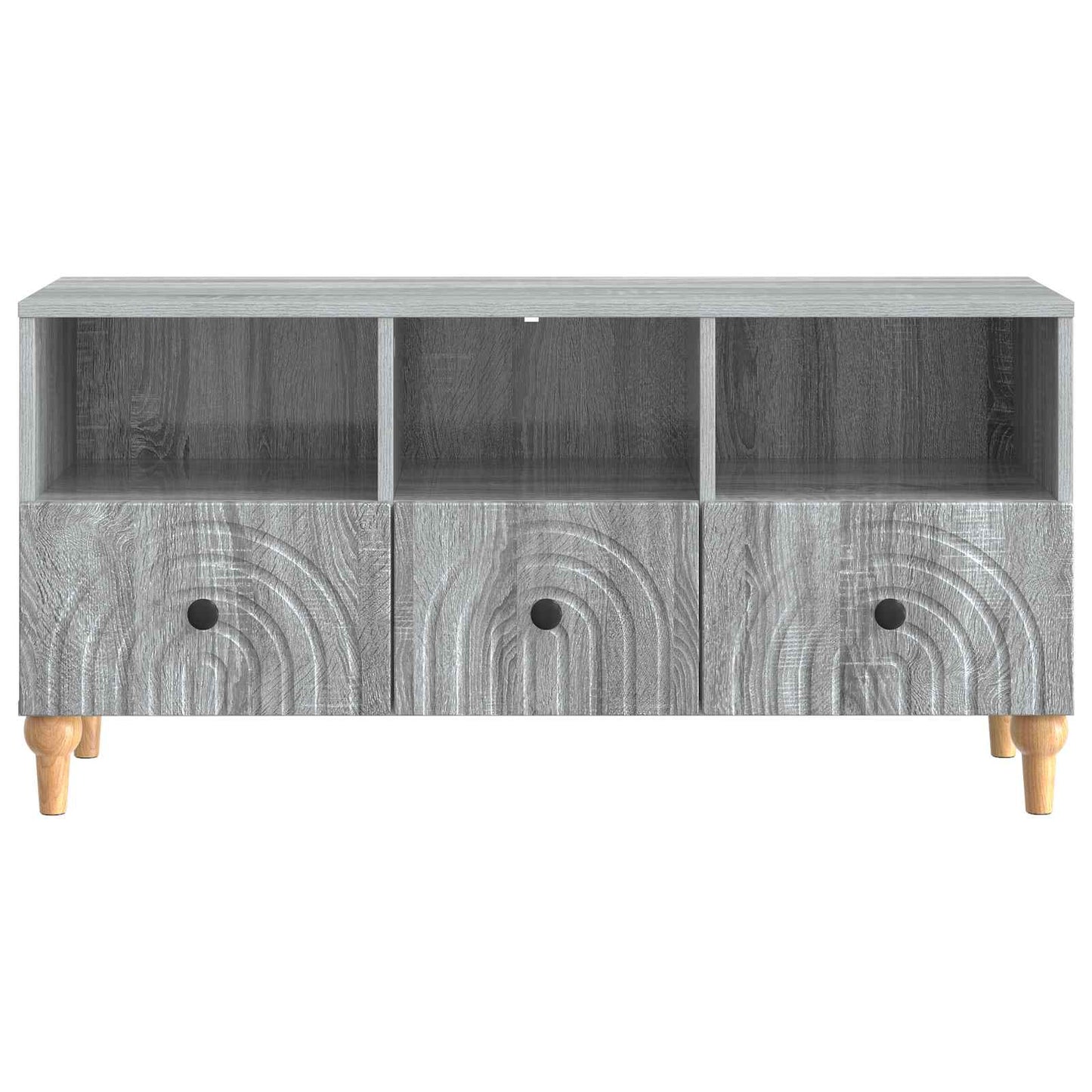 TV-skab 102 x 34,5 x 50 cm Grå Sonoma Konstrueret træ