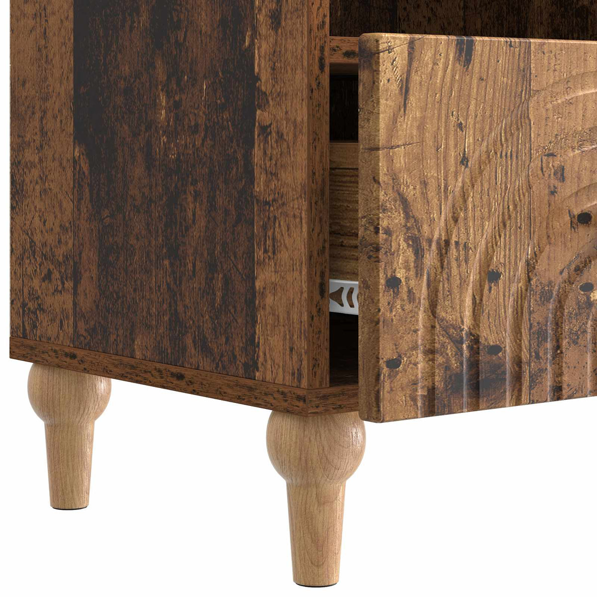 TV-skab 102 x 34,5 x 50 cm Gammelt træ Konstrueret træ
