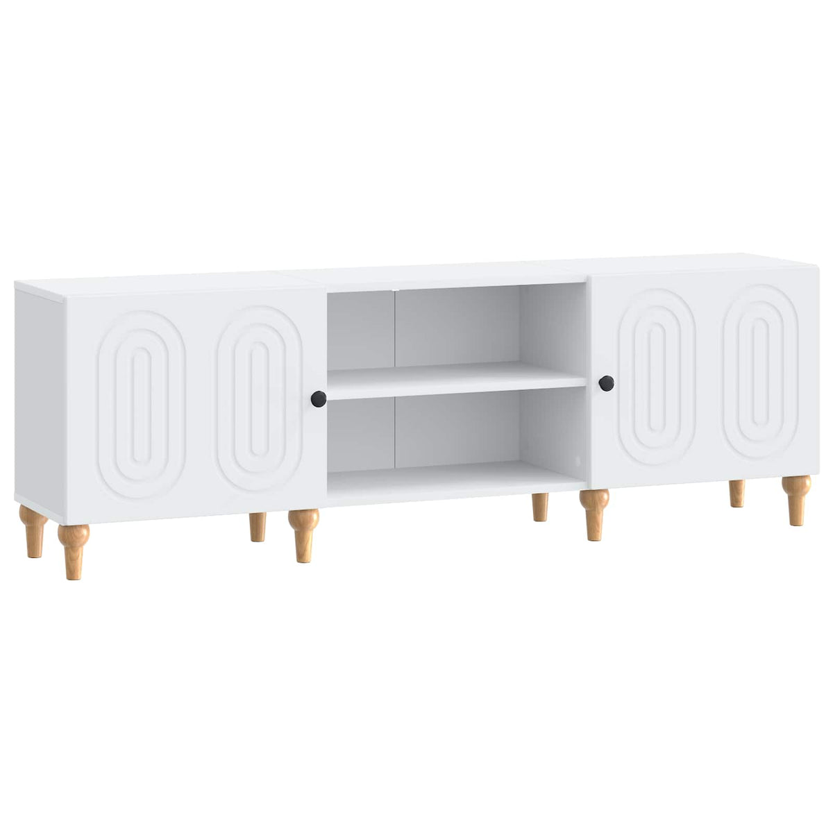 TV-skab Hvid 150 x 31 x 50 cm Konstrueret træ