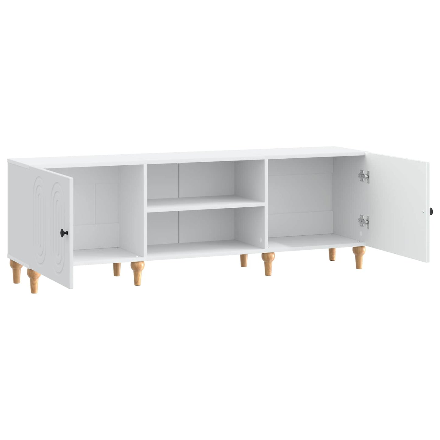 TV-skab Hvid 150 x 31 x 50 cm Konstrueret træ
