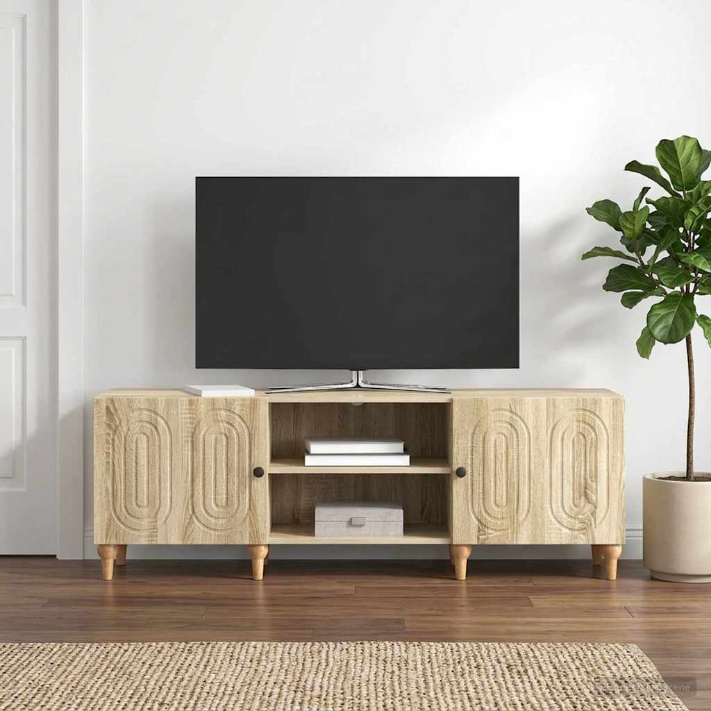 TV-skab 150 x 31 x 50 cm Sonoma-eg Konstrueret træ