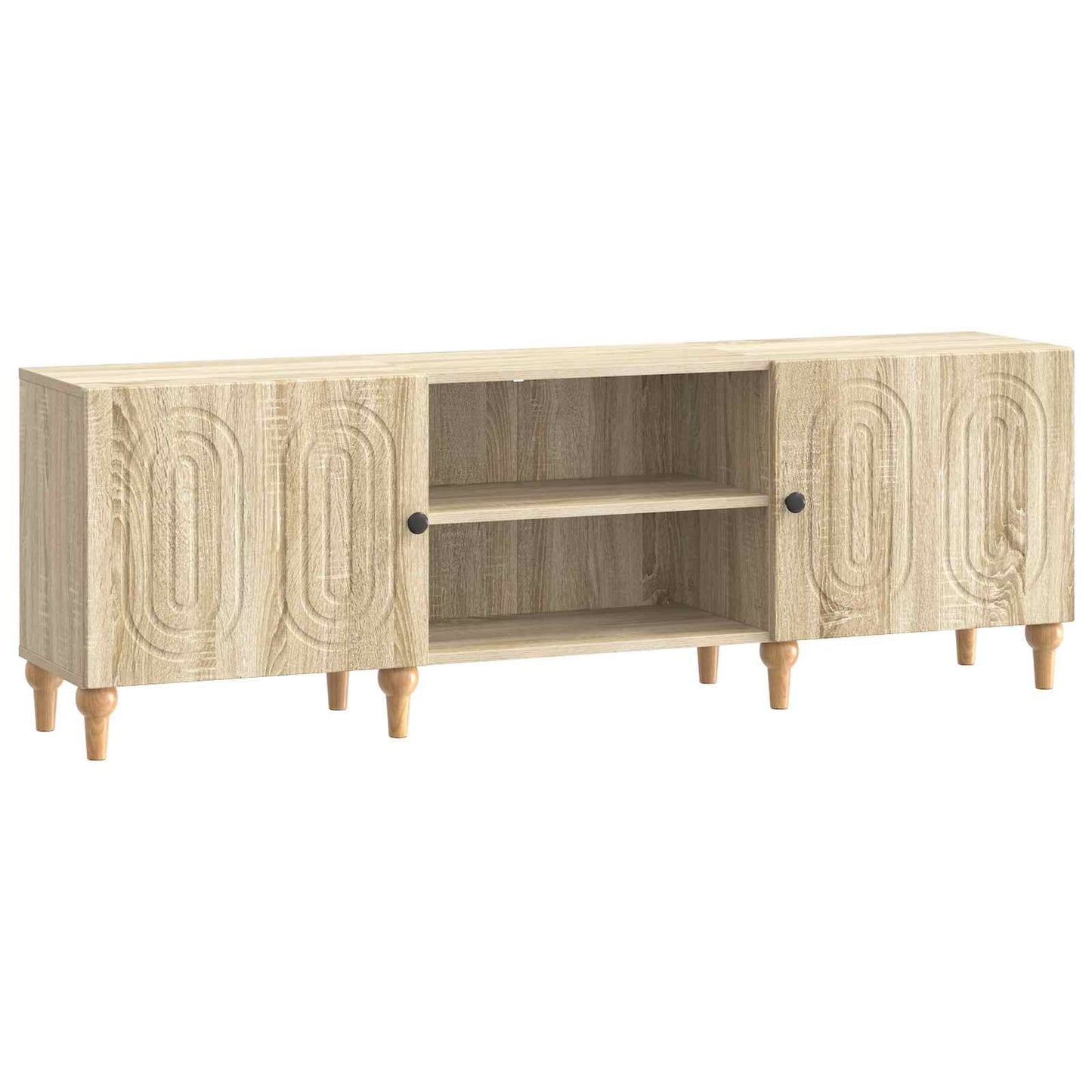 TV-skab 150 x 31 x 50 cm Sonoma-eg Konstrueret træ