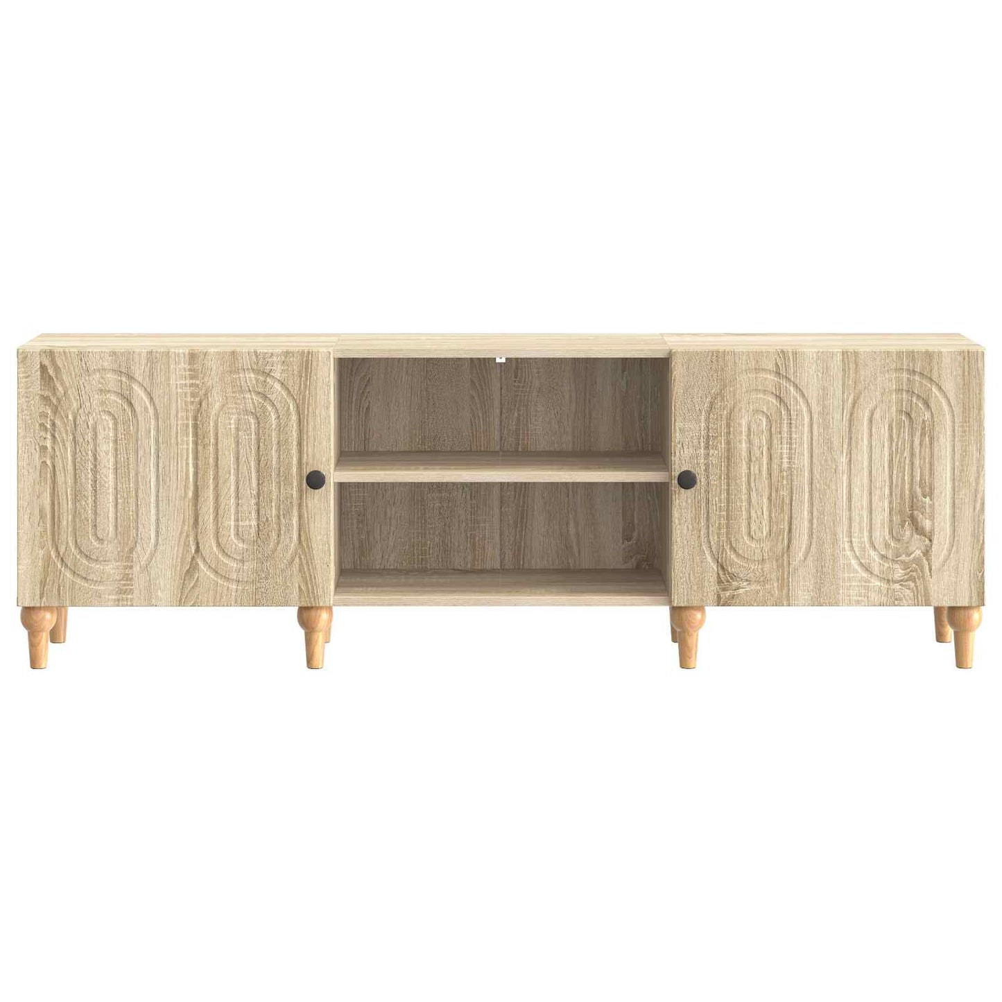 TV-skab 150 x 31 x 50 cm Sonoma-eg Konstrueret træ