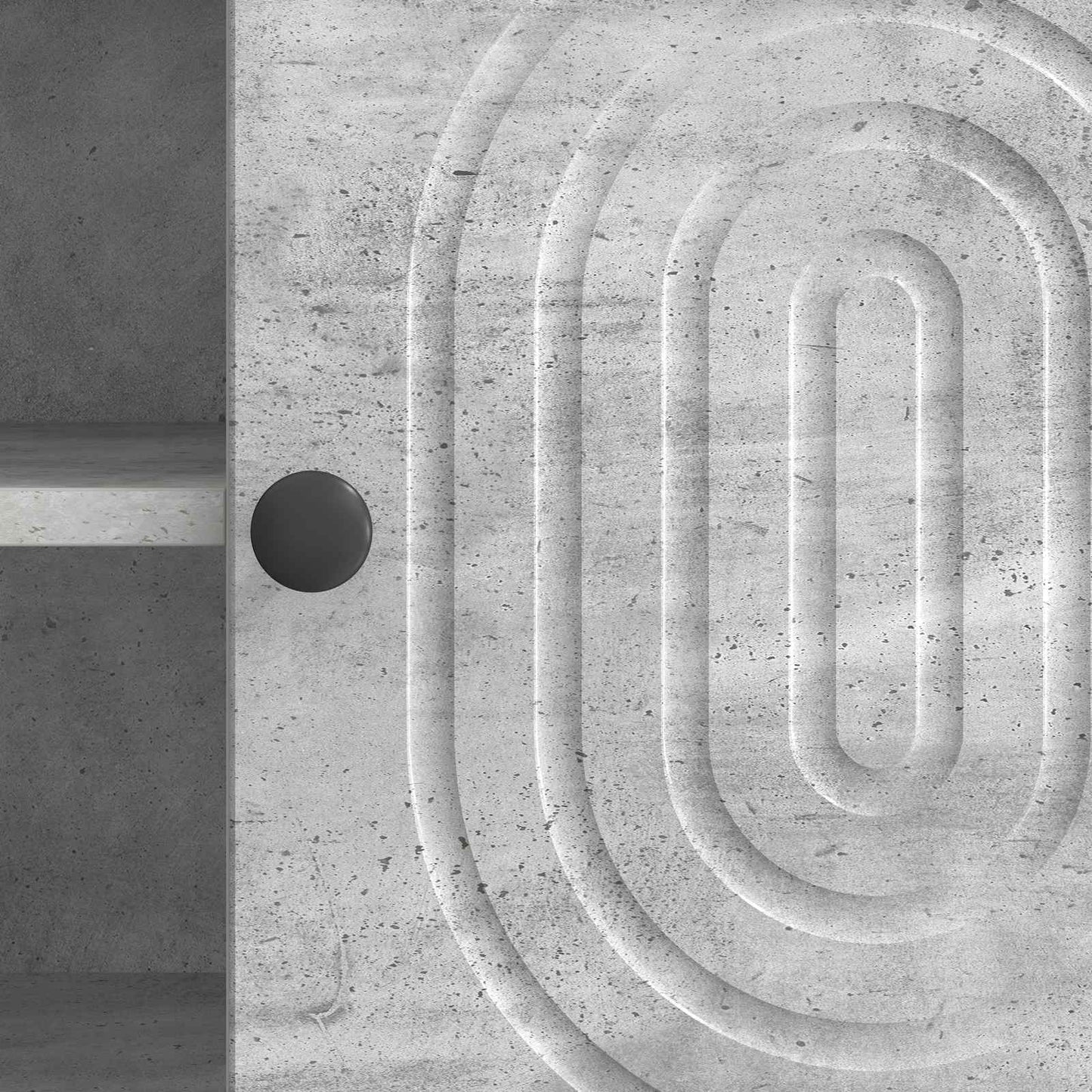 TV-skab Betongrå 102 x 34,5 x 50 cm Konstrueret træ
