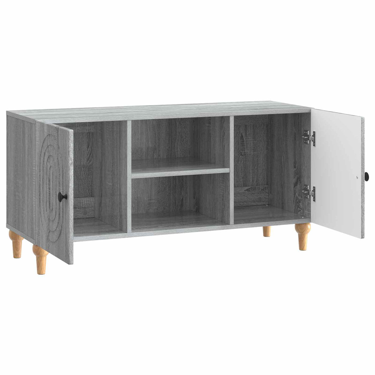 TV-skab 102 x 34,5 x 50 cm Grå sonoma-eg Konstrueret træ