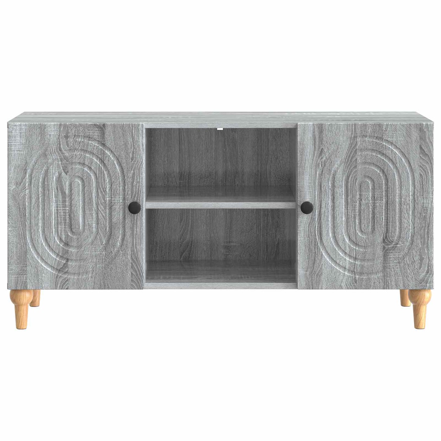 TV-skab 102 x 34,5 x 50 cm Grå sonoma-eg Konstrueret træ