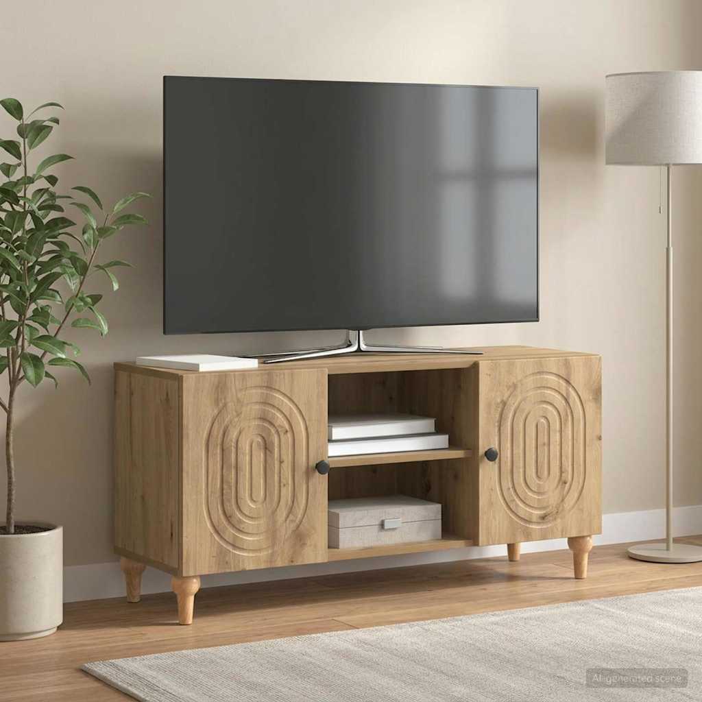 TV-skab 102 x 34,5 x 50 cm Artisan-eg Konstrueret træ