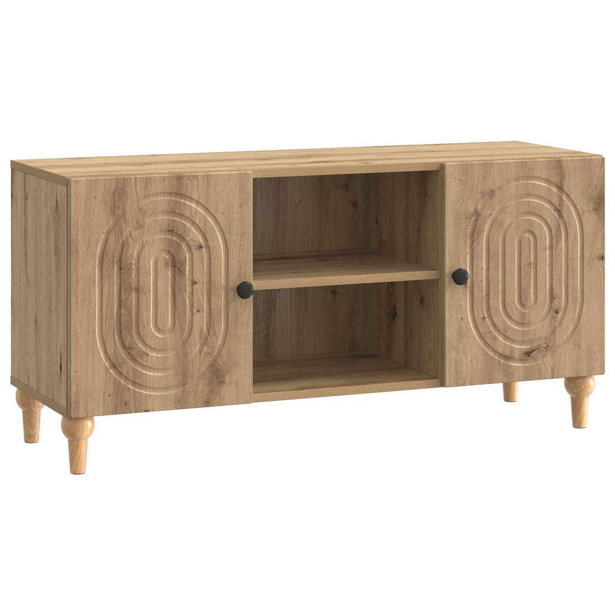 TV-skab 102 x 34,5 x 50 cm Artisan-eg Konstrueret træ