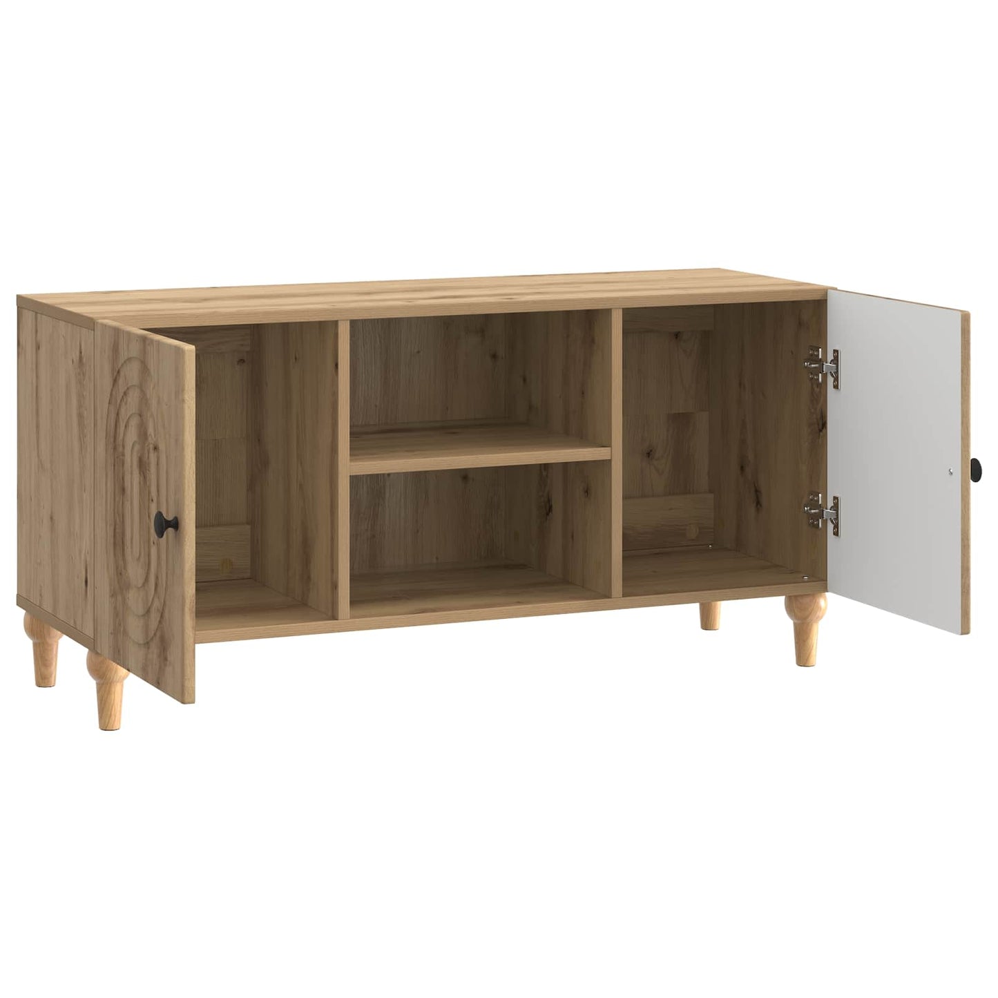 TV-skab 102 x 34,5 x 50 cm Artisan-eg Konstrueret træ