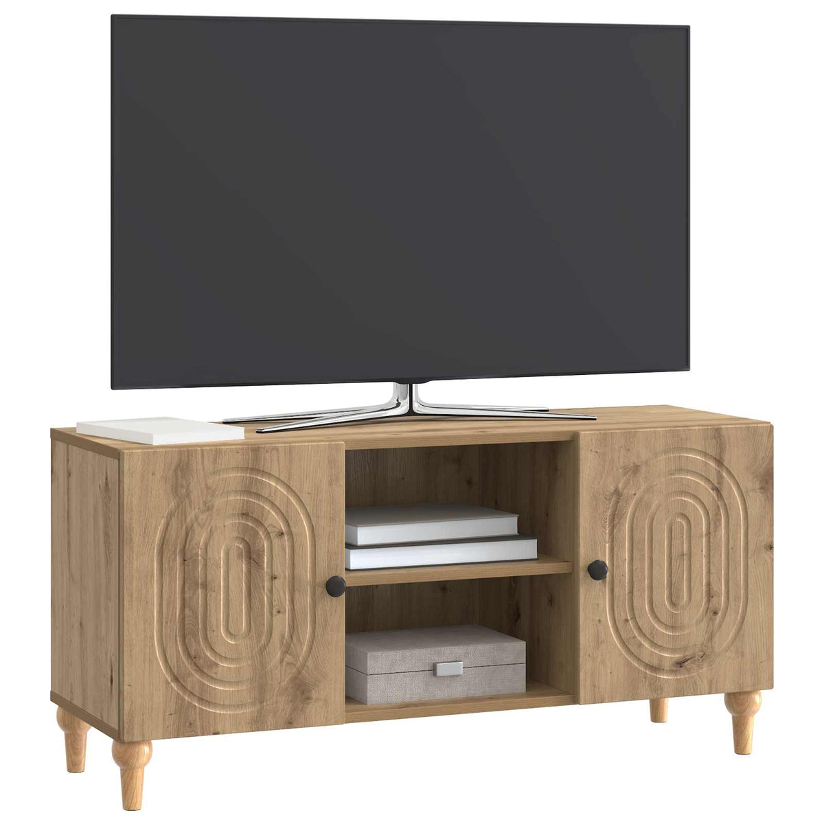TV-skab 102 x 34,5 x 50 cm Artisan-eg Konstrueret træ