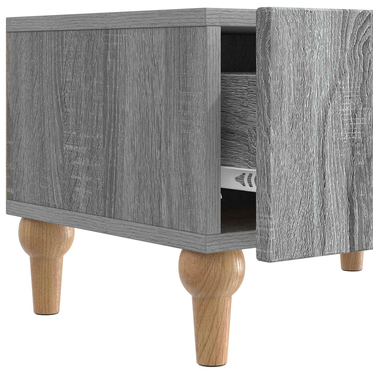 TV-skab Grå sonoma-eg 147 x 34,5 x 30 cm Konstrueret træ