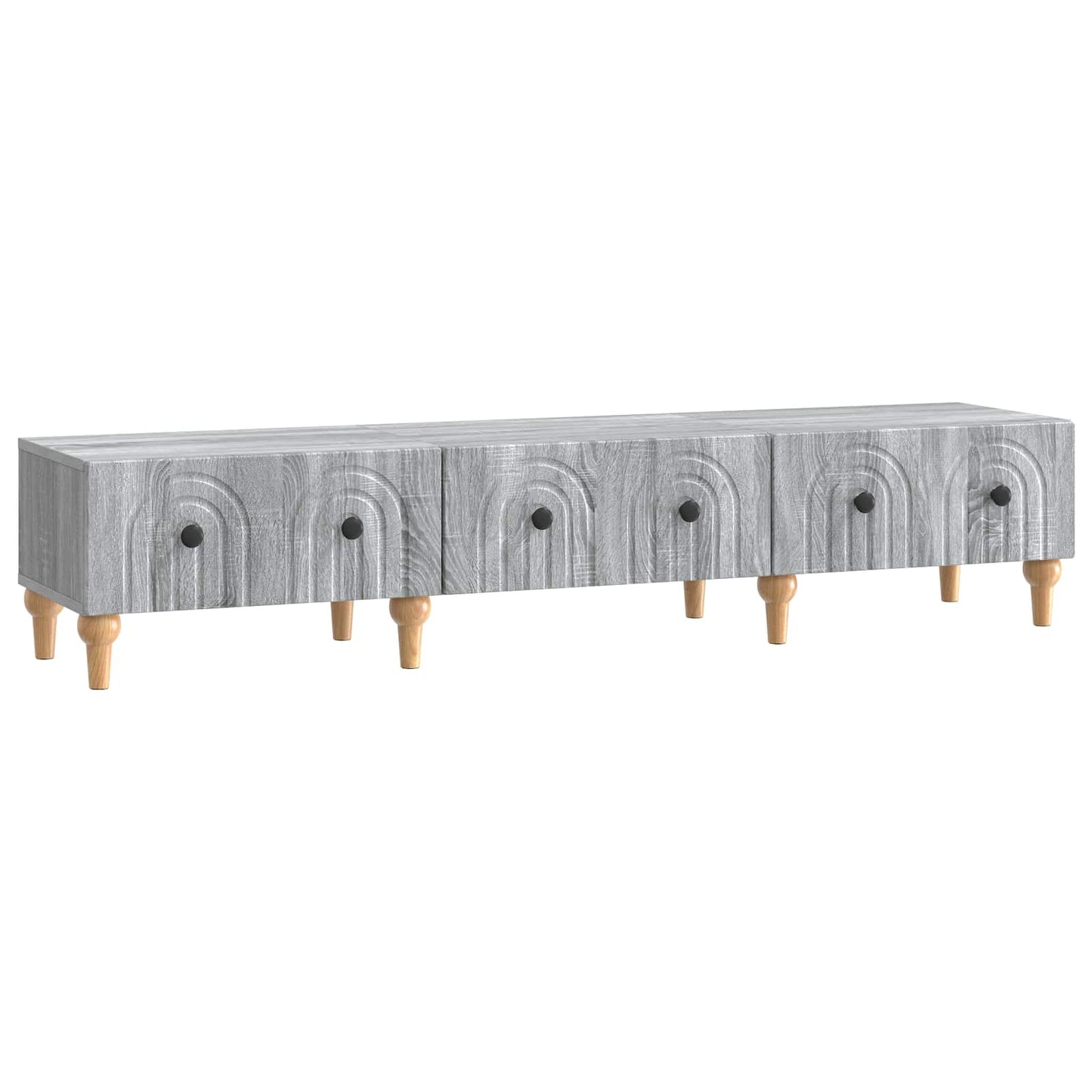 TV-skab Grå sonoma-eg 147 x 34,5 x 30 cm Konstrueret træ