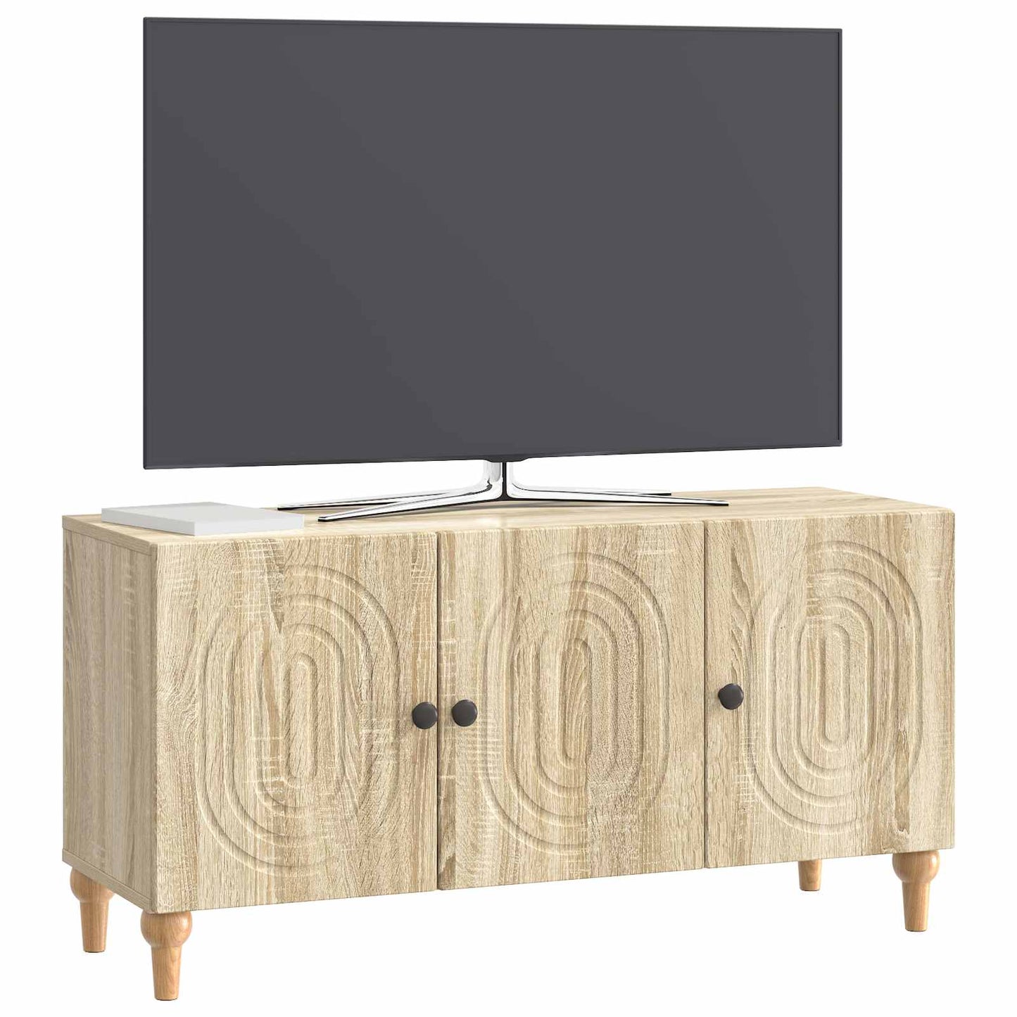 TV-skab 99 x 34,5 x 50 cm Sonoma-eg Konstrueret træ