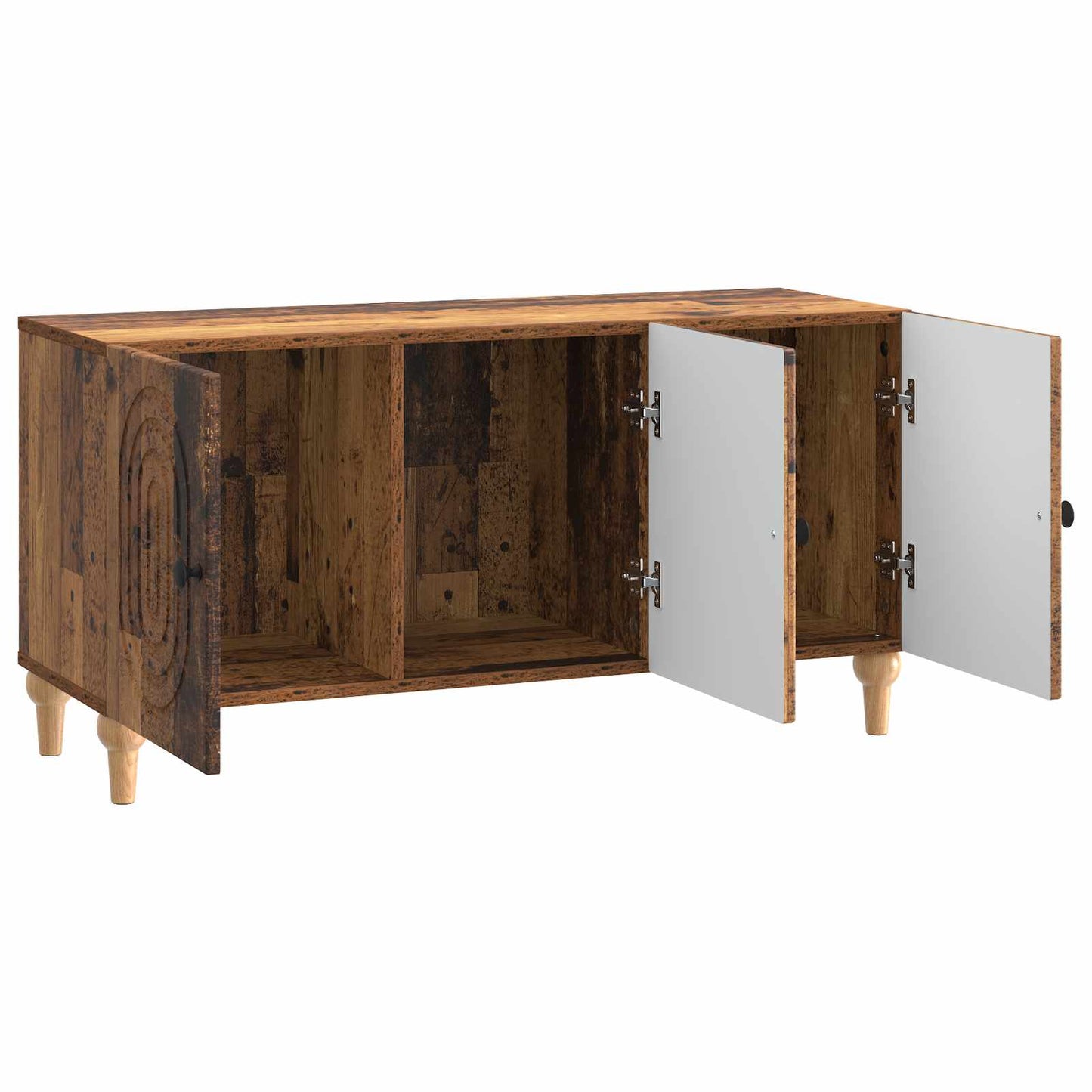 TV-skab 99 x 34,5 x 50 cm Gammelt træ Konstrueret træ