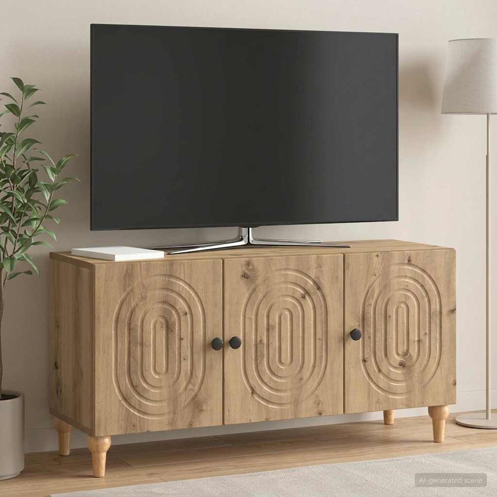 TV-skab 99 x 34,5 x 50 cm Artisan-eg Konstrueret træ