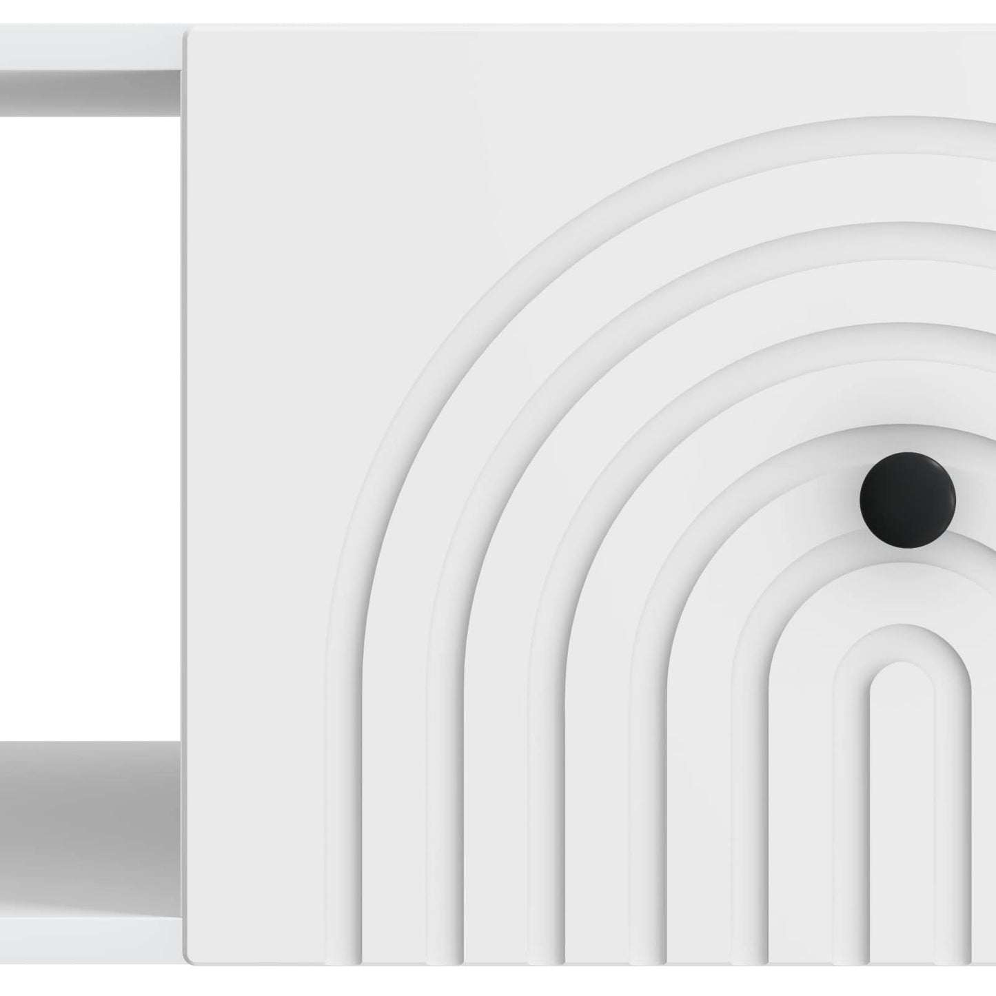 Sofabord Hvid 90 x 50 x 40 cm Konstrueret træ