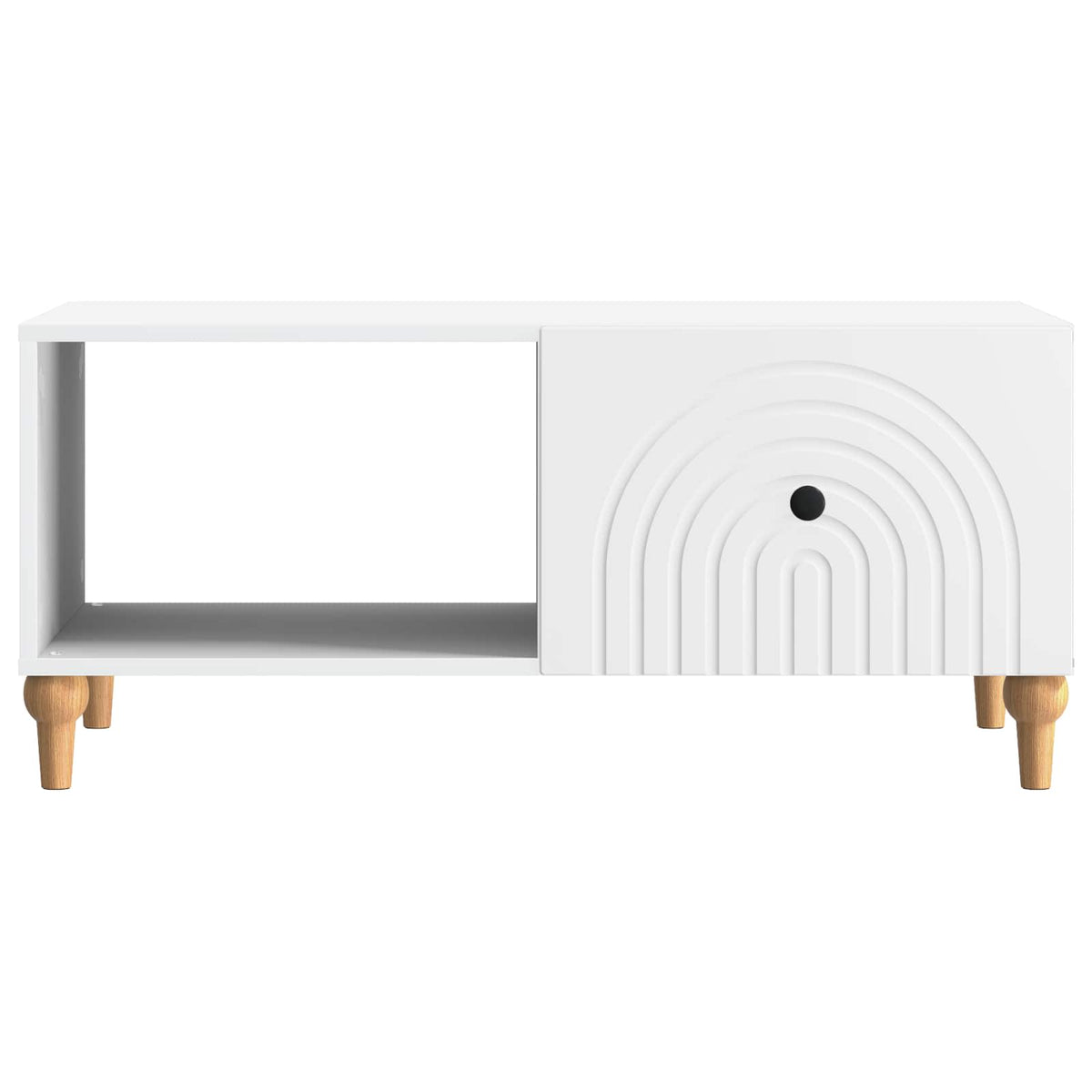 Sofabord Hvid 90 x 50 x 40 cm Konstrueret træ