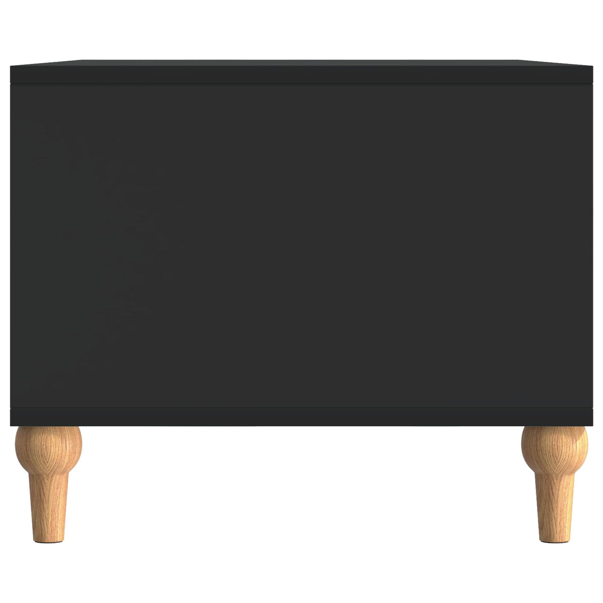 Sofabord Sort 90 x 50 x 40 cm Konstrueret træ