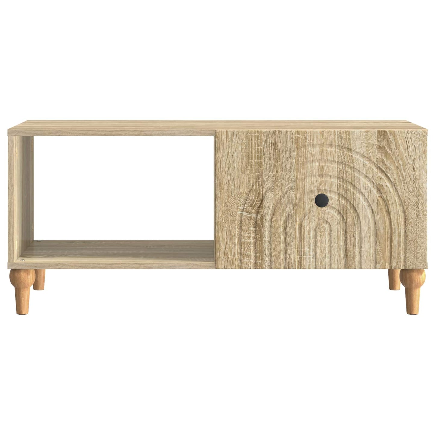 Sofabord Sonoma-eg 90 x 50 x 40 cm Konstrueret træ