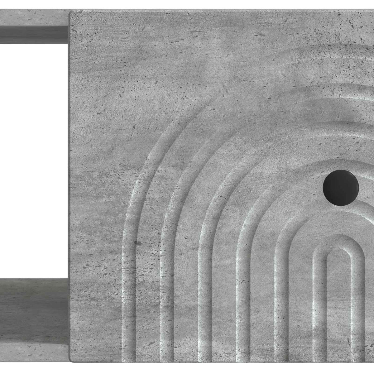 Sofabord Betongrå 90 x 50 x 40 cm Konstrueret træ