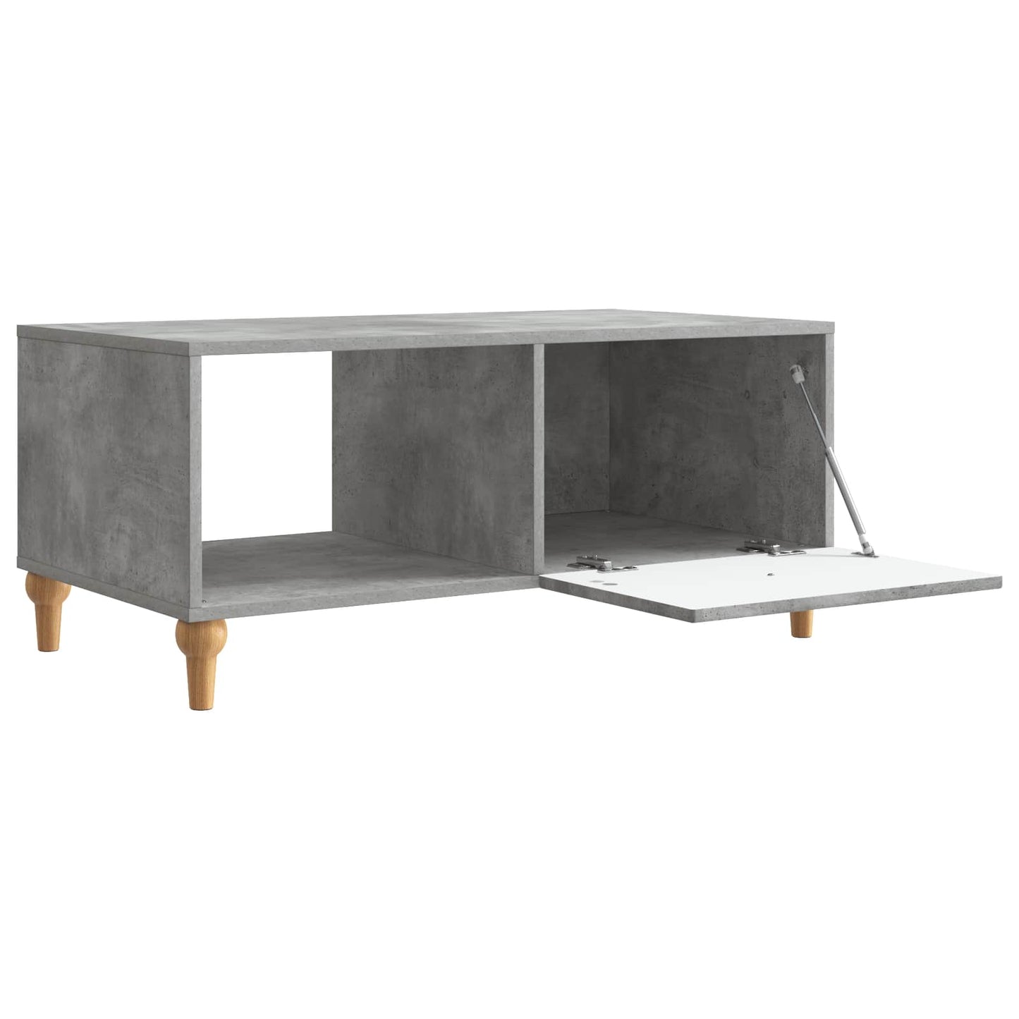 Sofabord Betongrå 90 x 50 x 40 cm Konstrueret træ