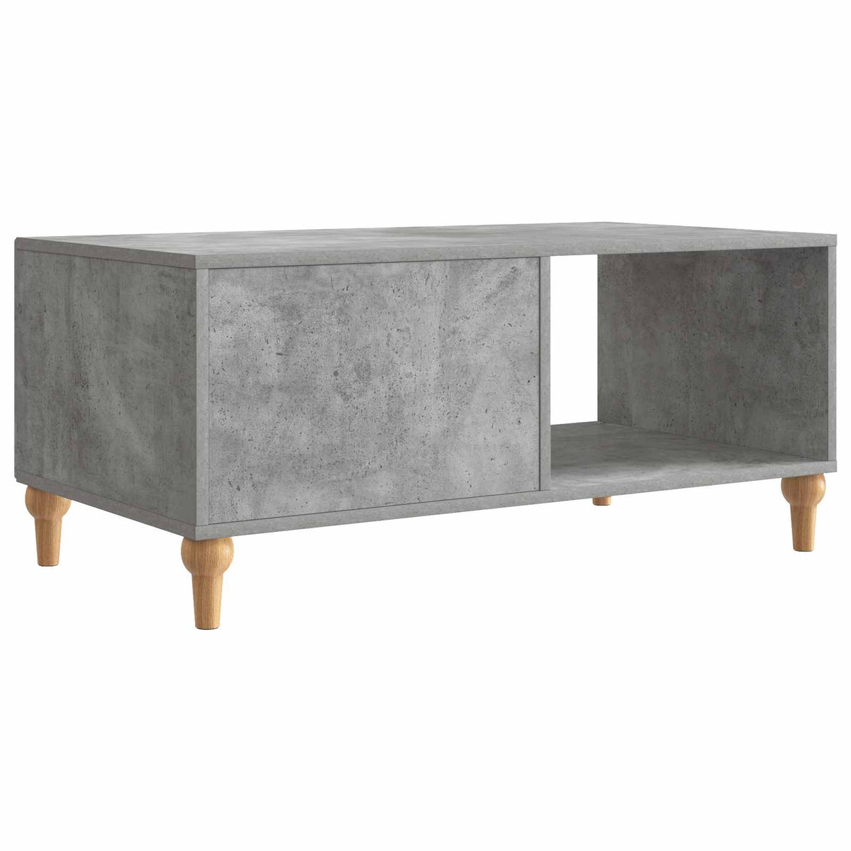 Sofabord Betongrå 90 x 50 x 40 cm Konstrueret træ