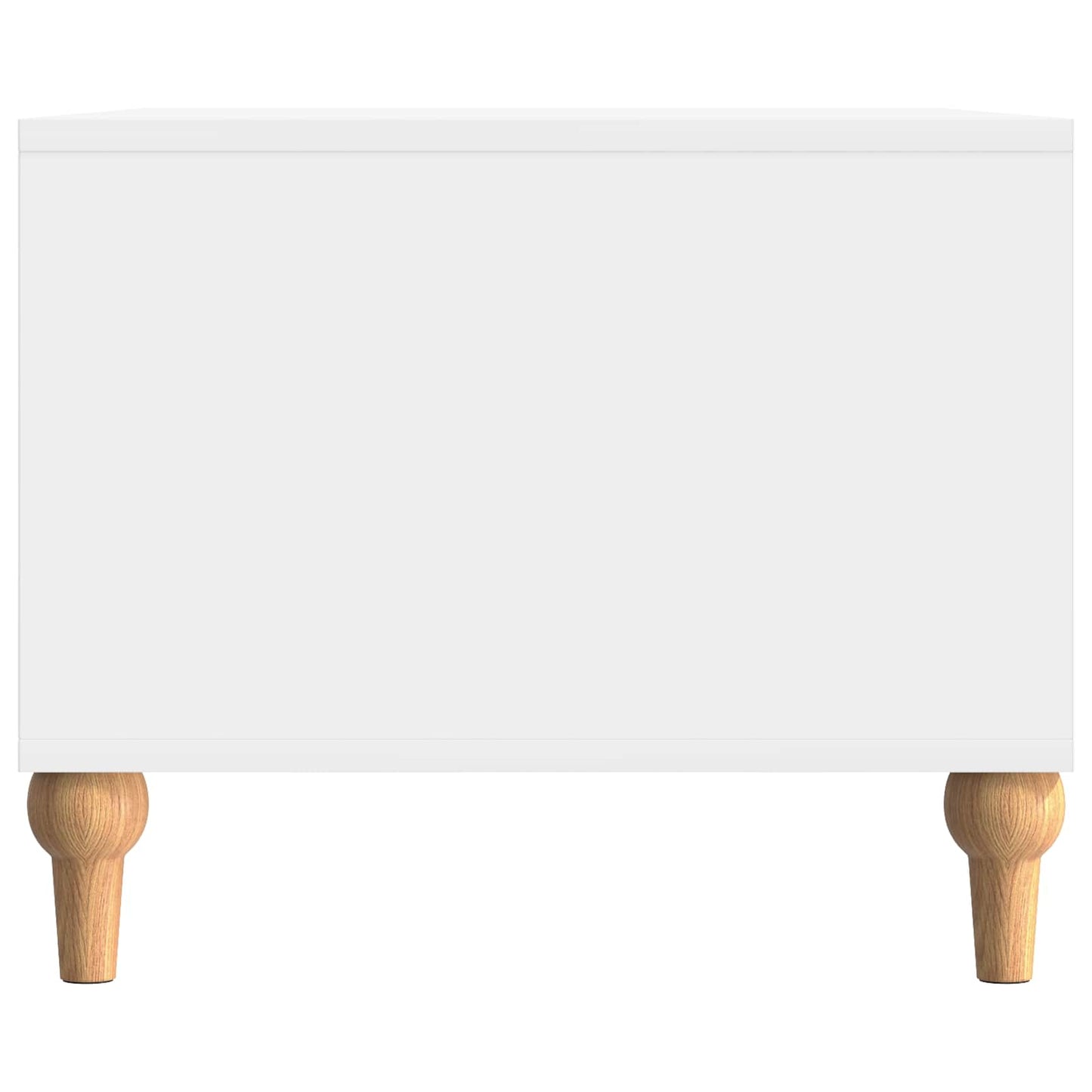 Sofabord Hvid højglans 90 x 50 x 40 cm Konstrueret træ
