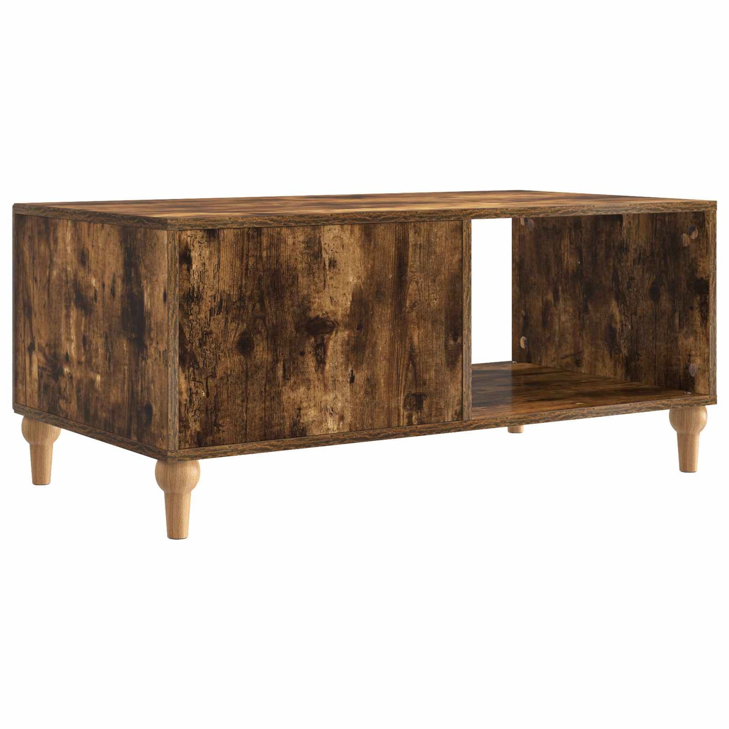 Sofabord Røget eg 90 x 50 x 40 cm Konstrueret træ
