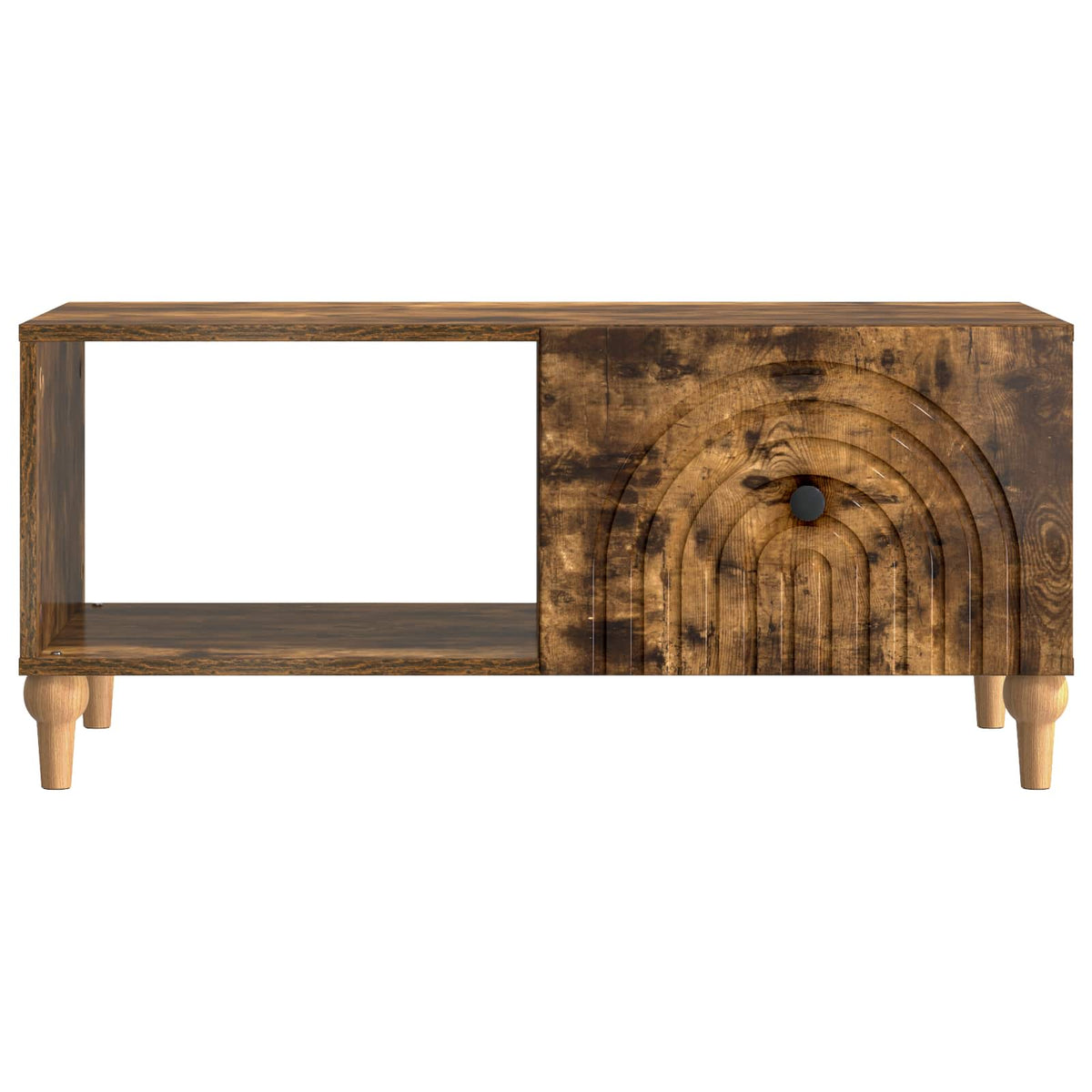 Sofabord Røget eg 90 x 50 x 40 cm Konstrueret træ