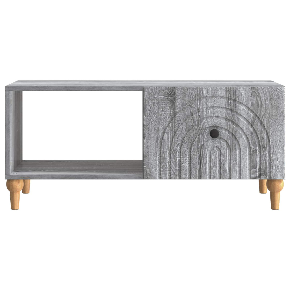 Sofabord Grå sonoma-eg 90 x 50 x 40 cm Konstrueret træ