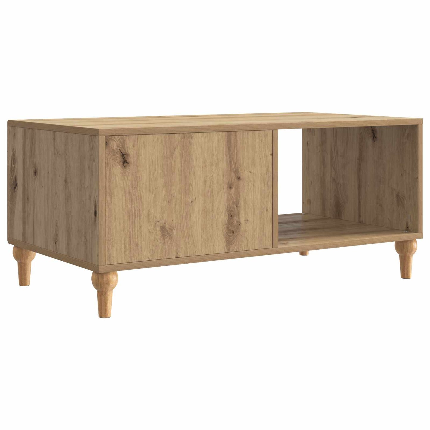 Sofabord Artisan-eg 90 x 50 x 40 cm Konstrueret træ