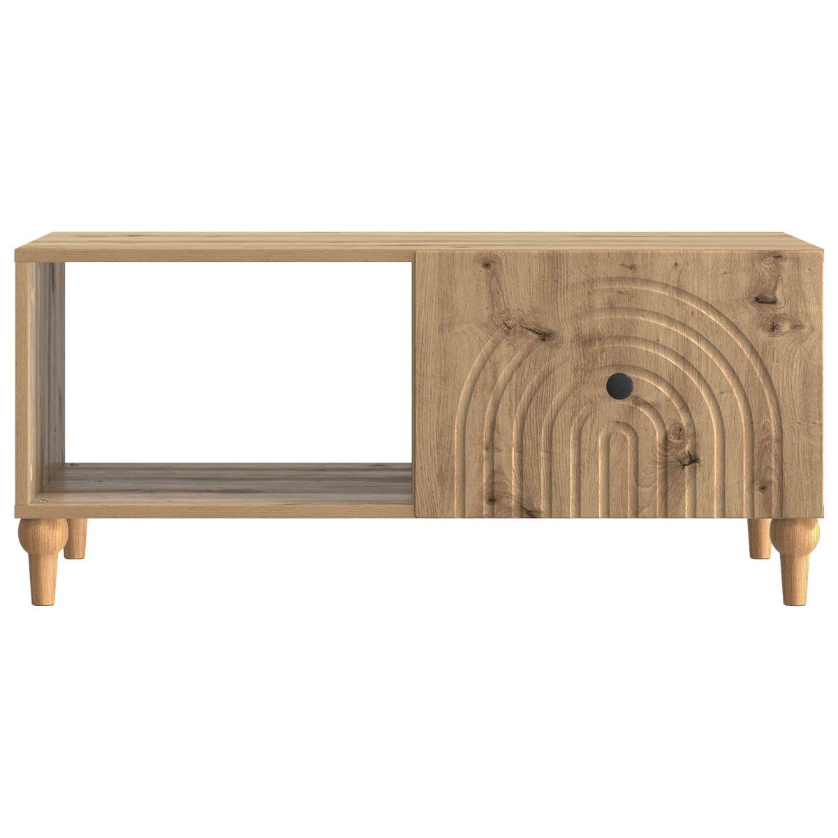 Sofabord Artisan-eg 90 x 50 x 40 cm Konstrueret træ