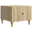 Sofabord med skuffe Sonoma-eg 49 x 50 x 40 cm Konstrueret træ