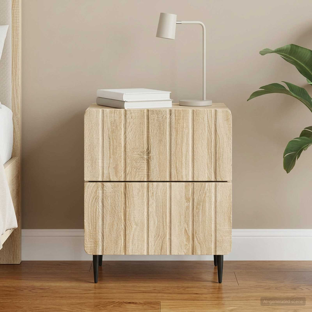 Natskab Sonoma-eg 43 x 34,5 x 49,5 cm Konstrueret træ