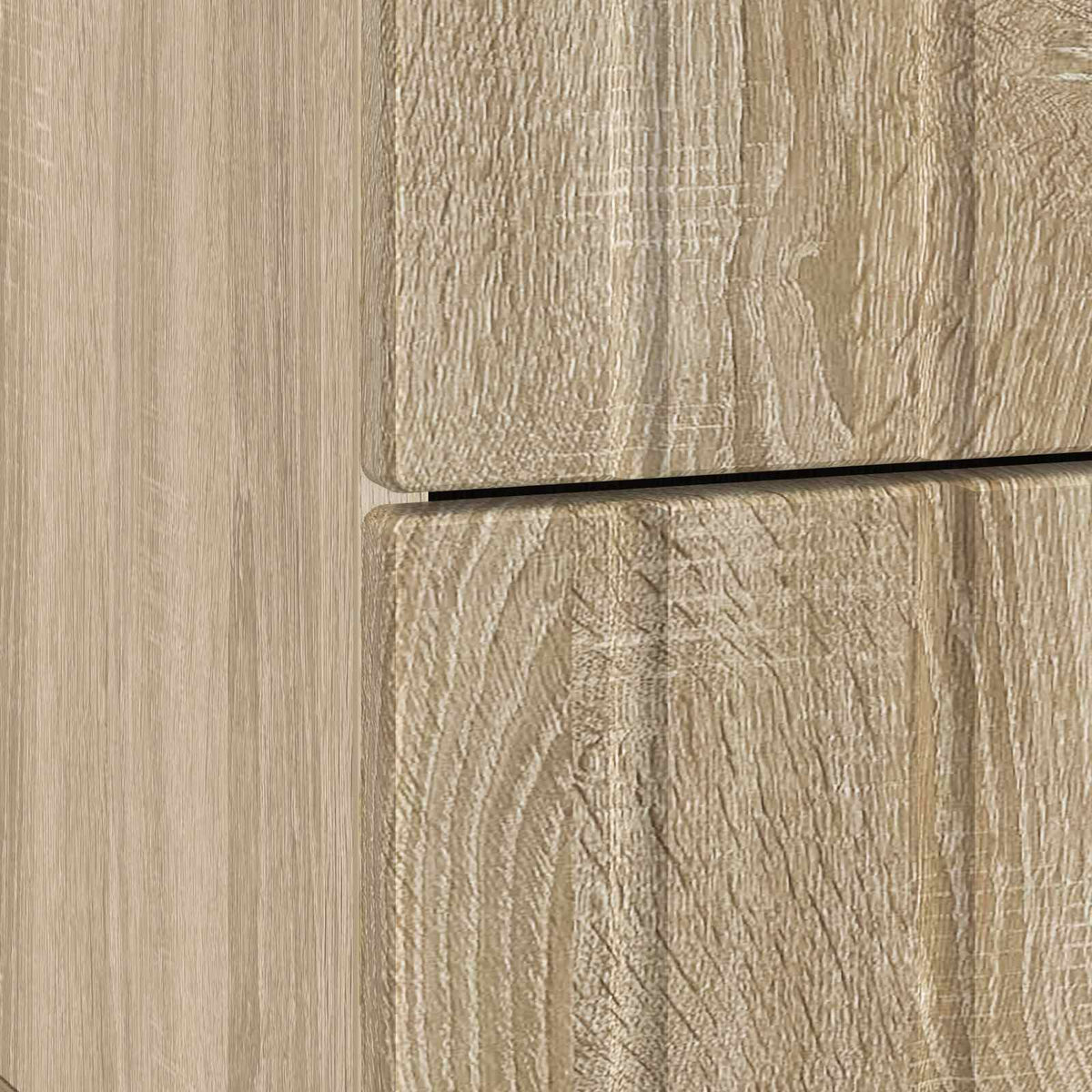 Natskab 2 stk. Sonoma-eg 43 x 34,5 x 49,5 cm Konstrueret træ