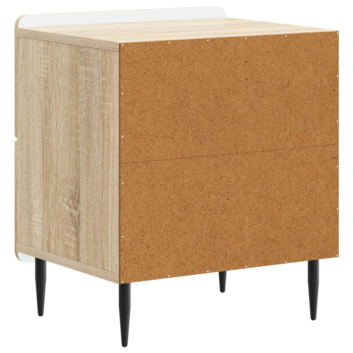Natskab 2 stk. Sonoma-eg 43 x 34,5 x 49,5 cm Konstrueret træ