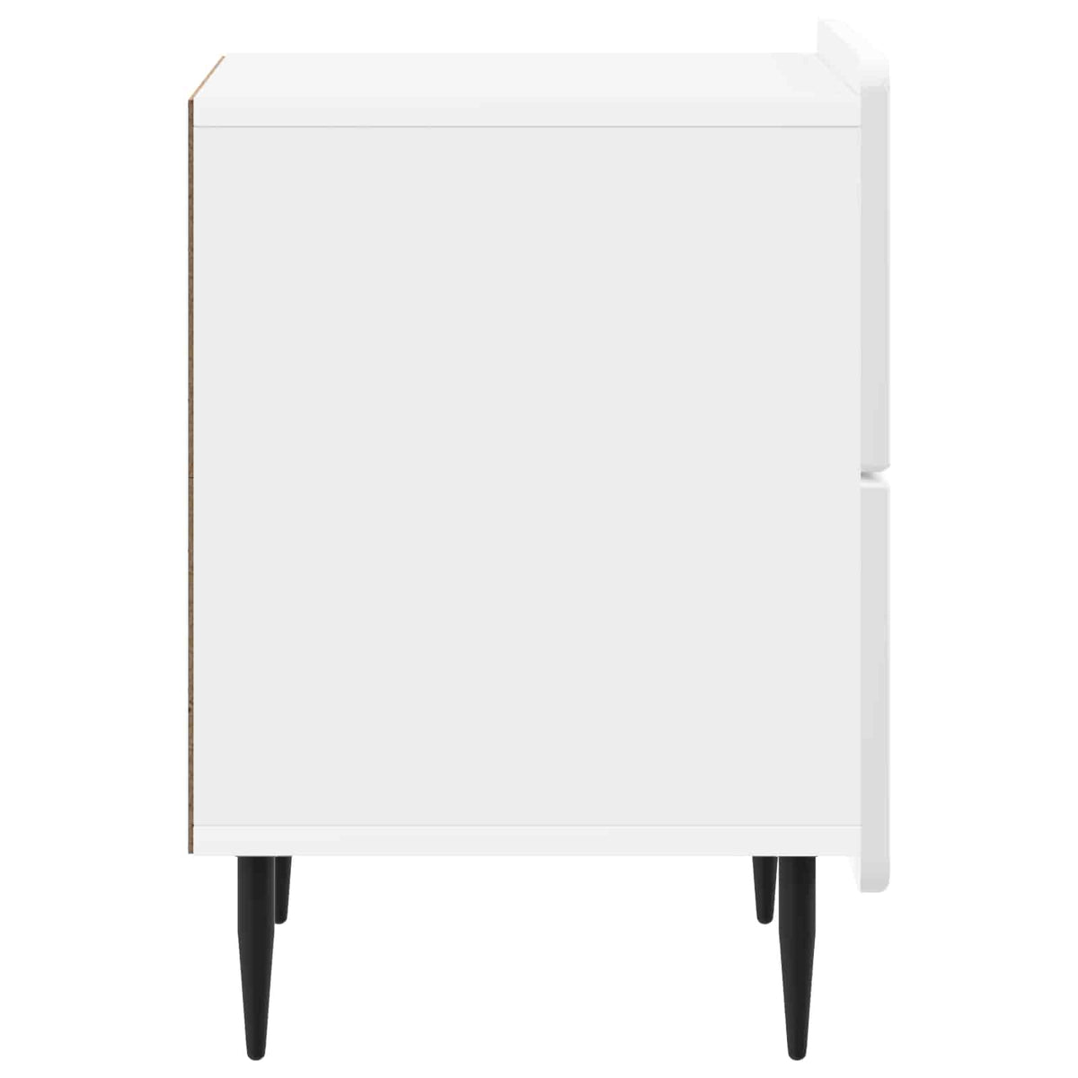 Natskab Hvid højglans 43 x 34,5 x 49,5 cm Konstrueret træ